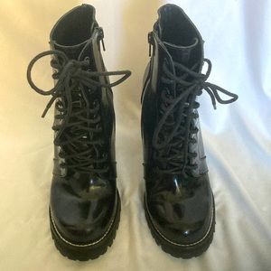 Jeffrey Campbell Women's Legion Lace Up High Heel Booties